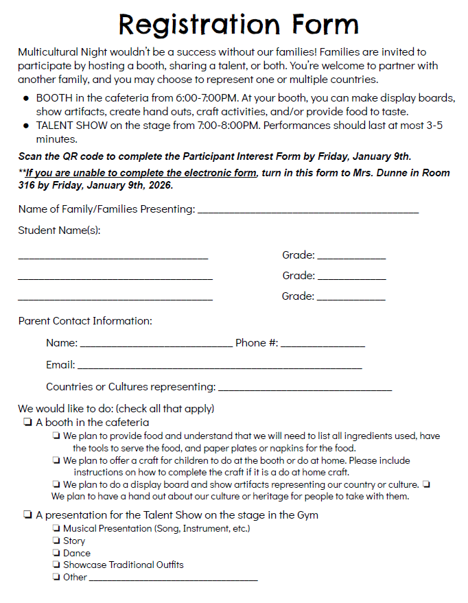 Multicultural Night 2