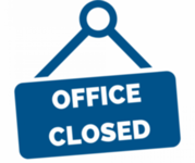office closed sign