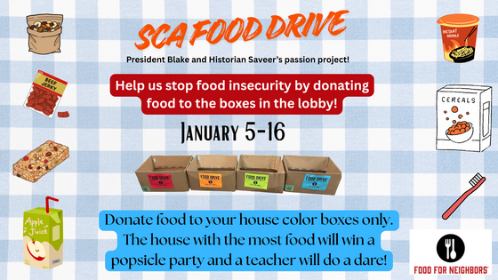 SCA Food Drive