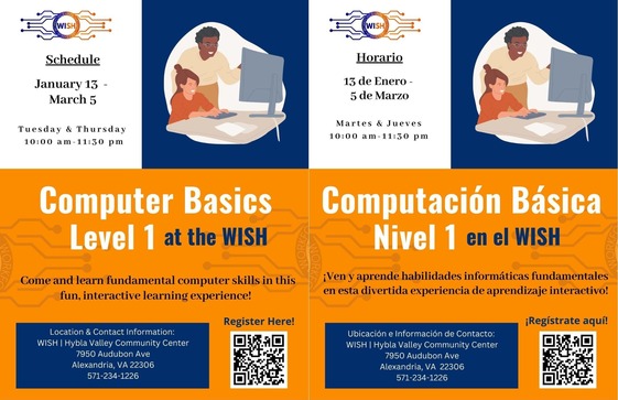 Computer Basic Level 1 at the WISH