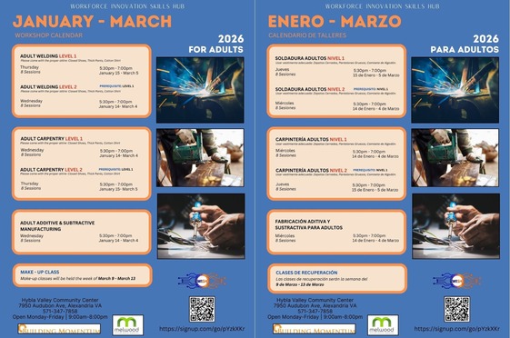 WISH Center Adult Workshop Quarter 1