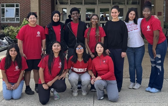 students at poe middle school