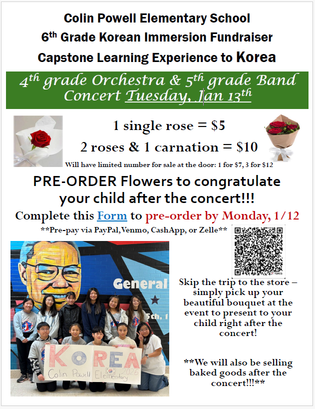 Korea trip fundraising