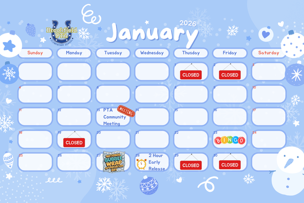 January Calendar
