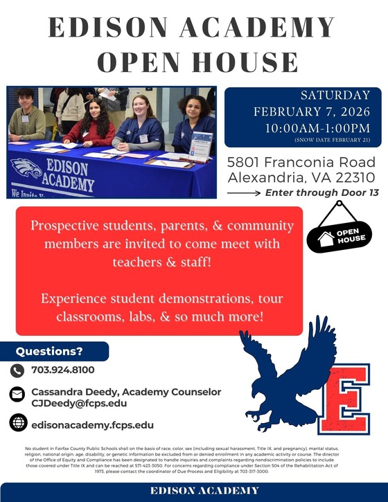 Open House event on Saturday, February 7, 2026 from 10:00 AM - 1:00 PM