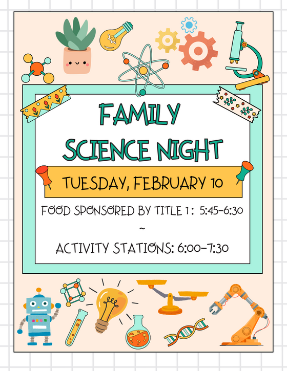 family science night flyer - english
