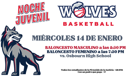 Justice Basketball Youth Night Flyer (Spanish)