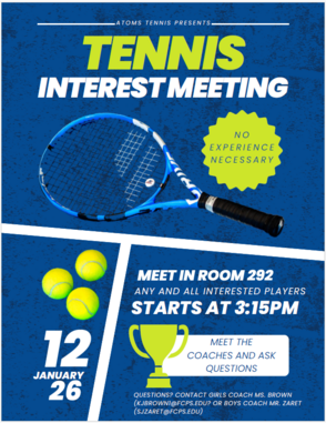 tennis interest