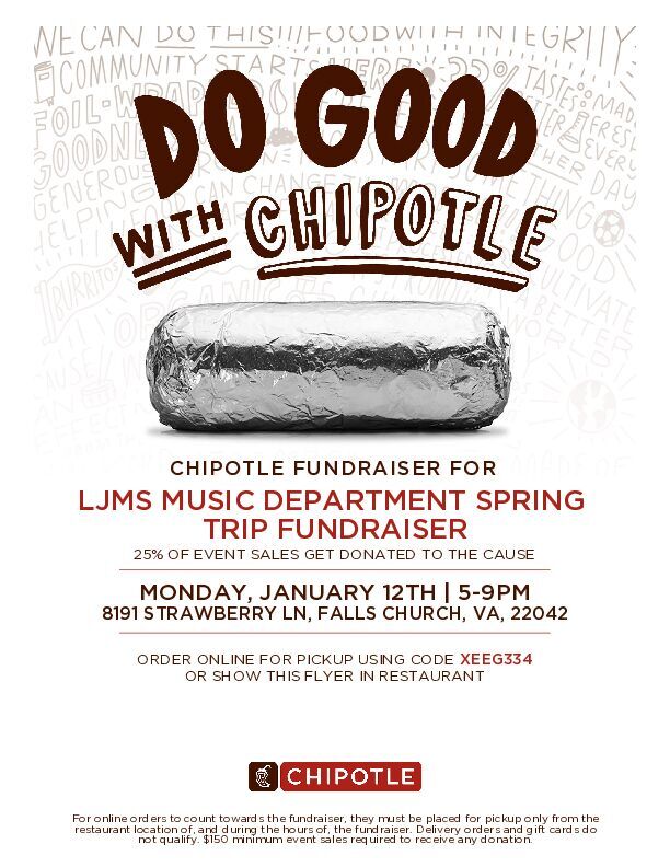 Chipotle Fundraiser Flyer 