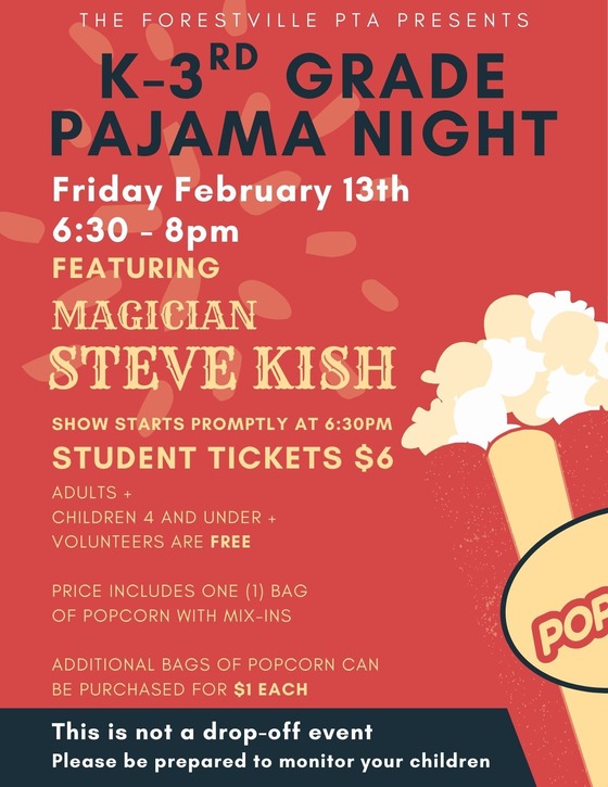 Image of PJ & Magic Night Flyer
