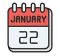 cartoon calendar of January 22