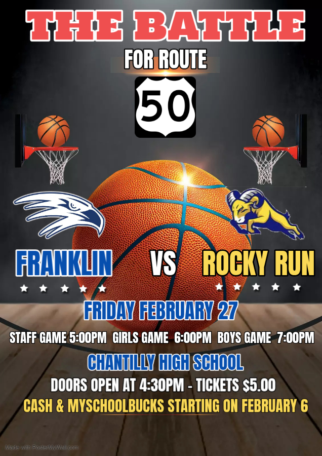 Rocky Run vs Franklin Annual Basketball Game