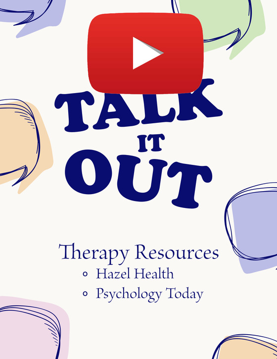 Hazel Health Therapy Flyer with YouTube Play Button