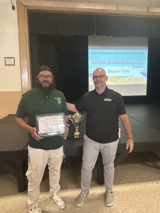 a photo of Mr. Cole and Mr. Mough