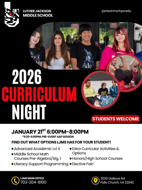 curriculum night flyer