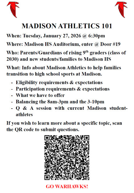 Madison Athletics 101