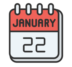 january 22 calendar