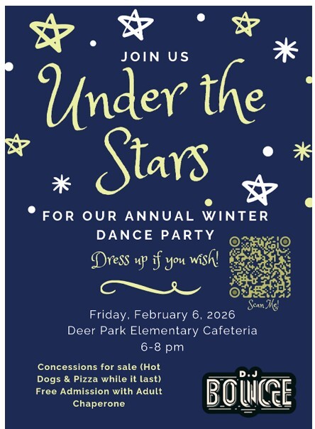 pta dance party flyer