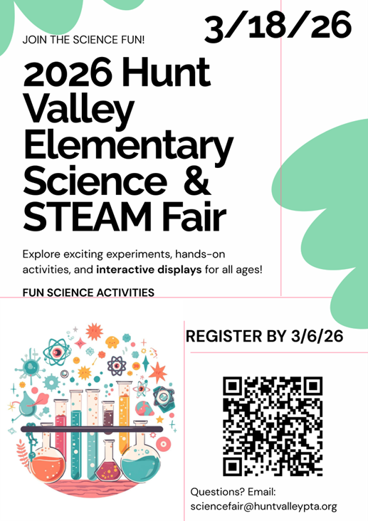 Hunt Valley Science and STEAM Fair information