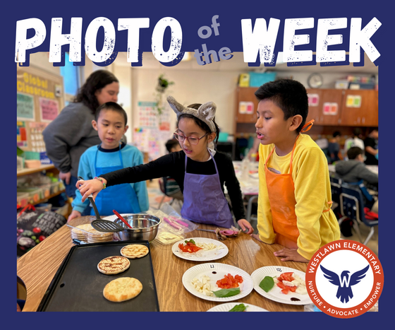 Photo of the week: students cooking on a griddle