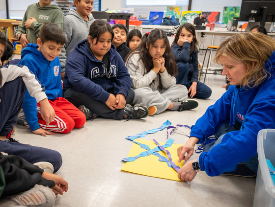 Art class with Ms. Scollon