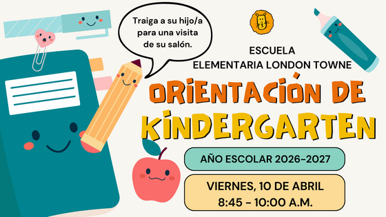 Kindergarten orientation graphic (Spanish)