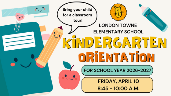 Kindergarten orientation graphic (English)