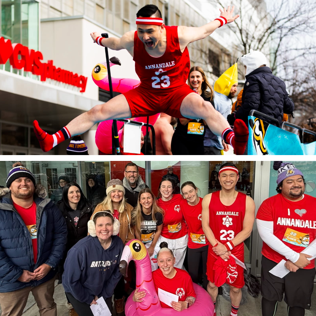 Jae Cannonballing and the group posing