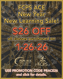 FCPS ACE New Year New Learning Sale on 1/26/26