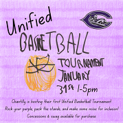 Unified Basketball tournament graphic