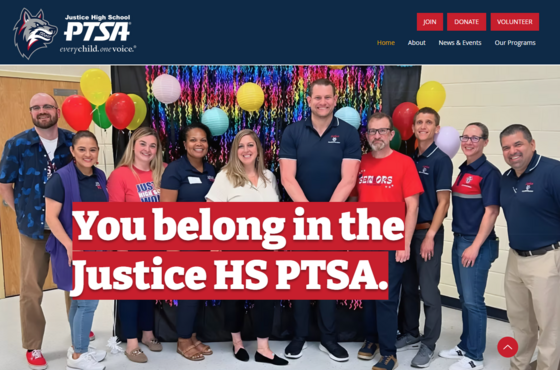 PTSA web page