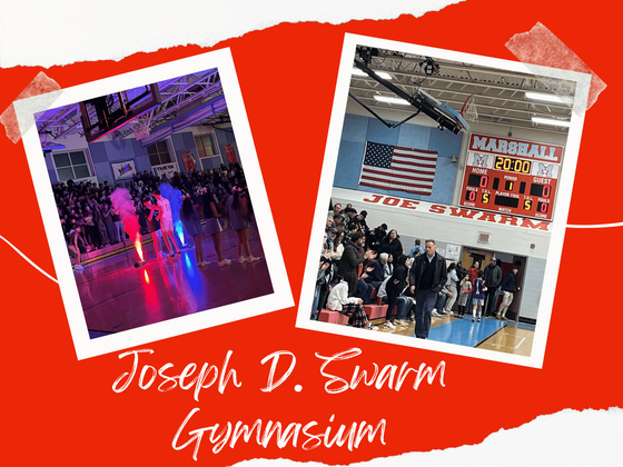 Marshall HS Swarm gym dedication