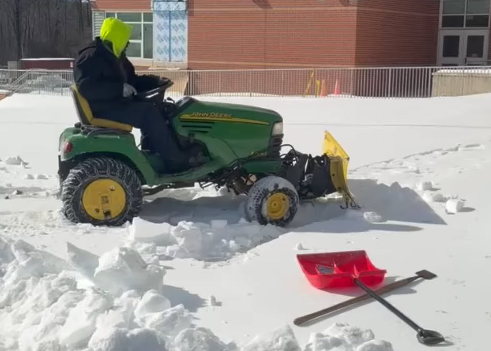 digging out of the snow
