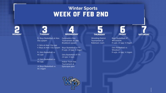 Week of Feb 2nd