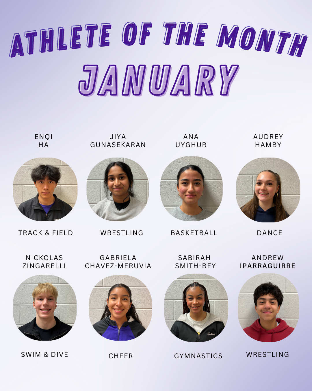 Athlete of the Month