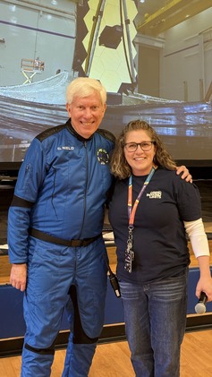 Photo of Dr. Z and Astronaut