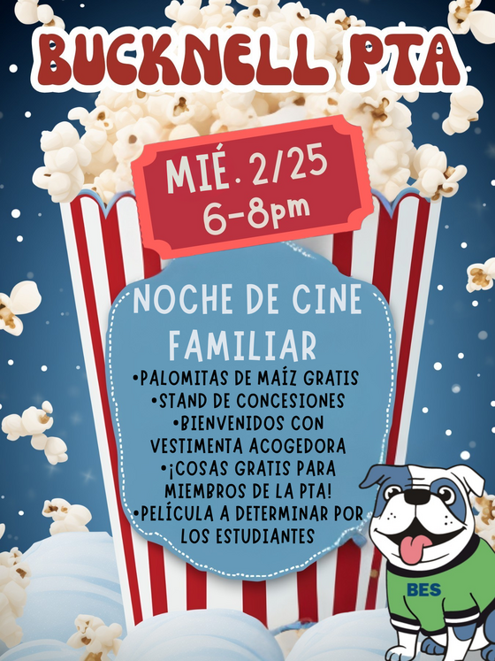 Movie night flyer