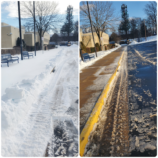Kilmer before/after snow removal