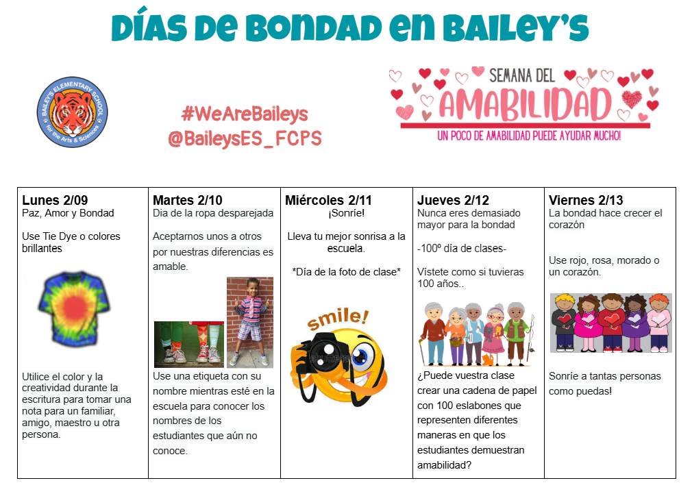 kindness week spanish