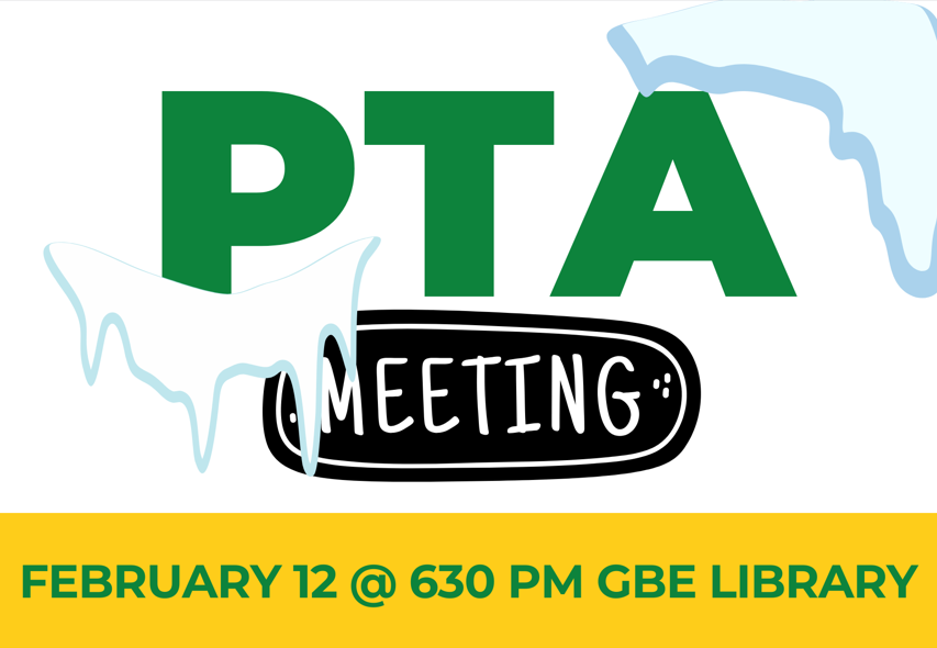 PTA Meeting February Flyer 