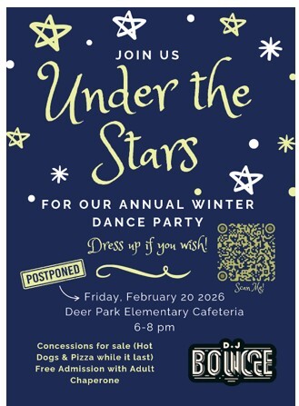 pta winter dance flyer