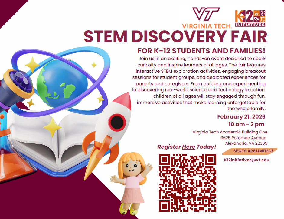 Free STEM Discovery Fair for K-12 on February 21!