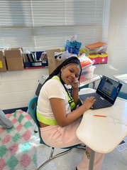 Fifth grade student preparing for SOLs using Lexia. 