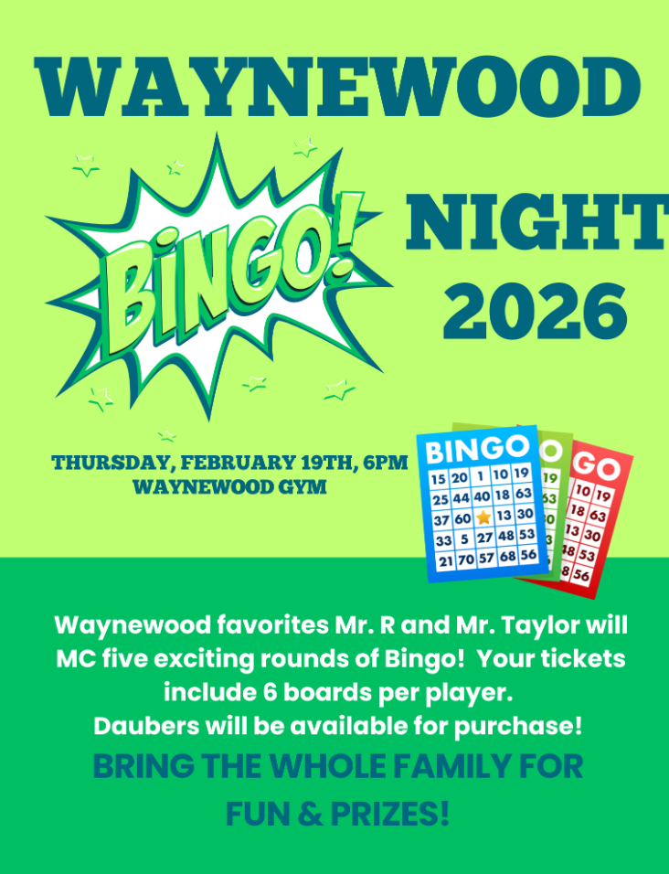 Waynewood BINGO Night