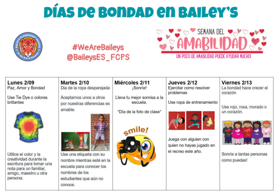 kindness week spanish