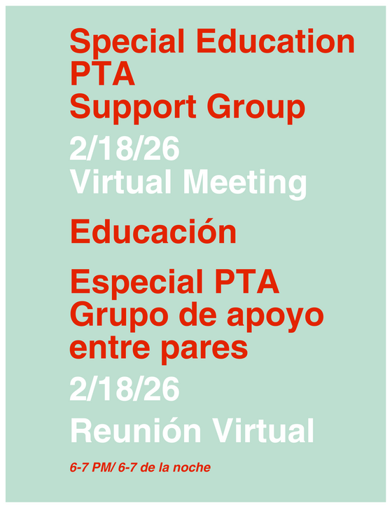PTA Special Education Support Group