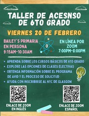 Rising 6th Grade Workshop Spanish