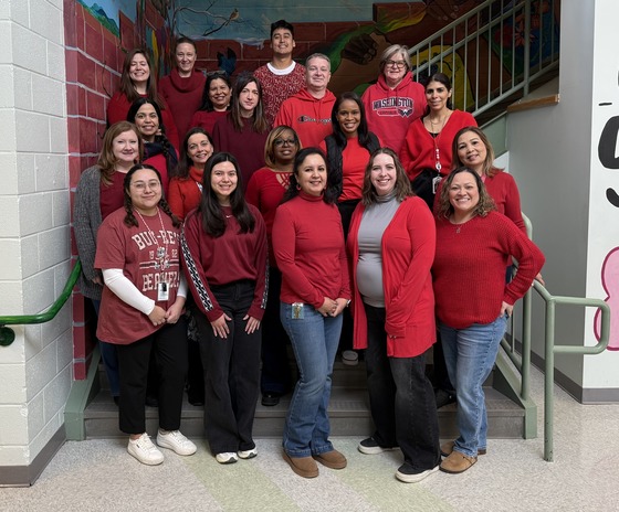 Woodburn staff wear red for heart health 