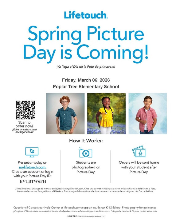 Spring Picture Day is Coming