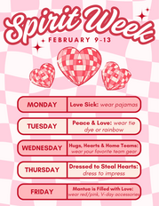 Spirit week valentine's day
